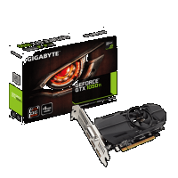 Scheda video Gigabyte GeForce GTX 1050 Ti OC Low Profile - GV-N105TOC-4GL
